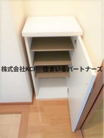 収納　たっぷりとした収納スペースです