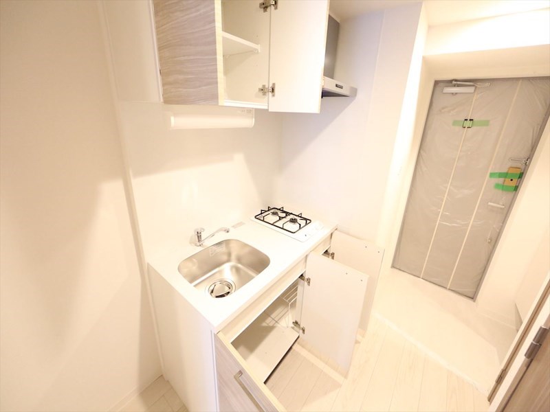 キッチン　システムキッチン（ガス2口コンロ付）