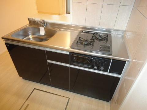 キッチン　2口ガスコンロ（イメージ）