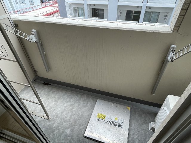 バルコニー　落ち着いた時間を過ごせるバルコニーです