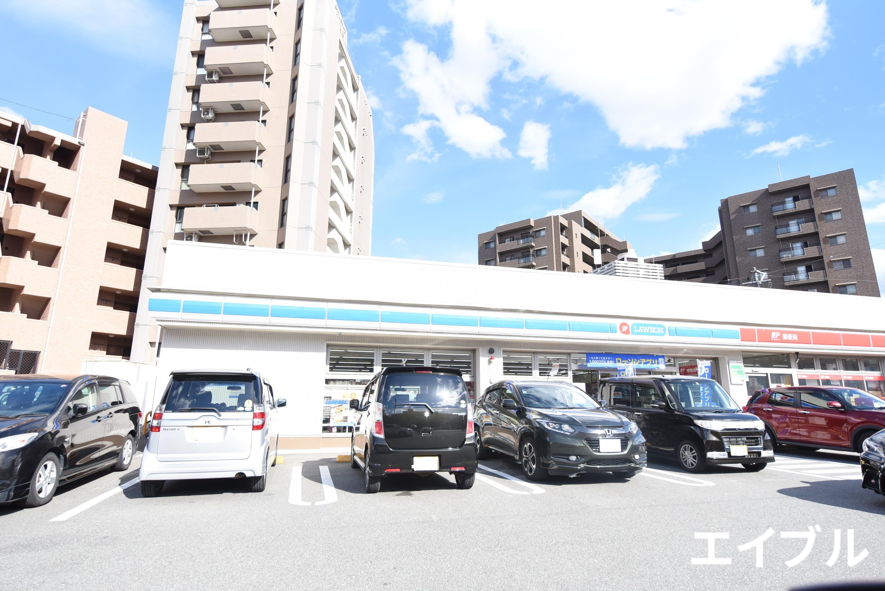コンビニ　ローソンJPローソン福岡野間郵便局店（コンビニ）まで186m