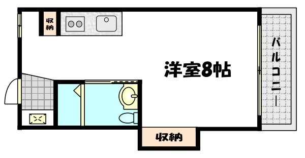 紫野ハイツの間取り写真