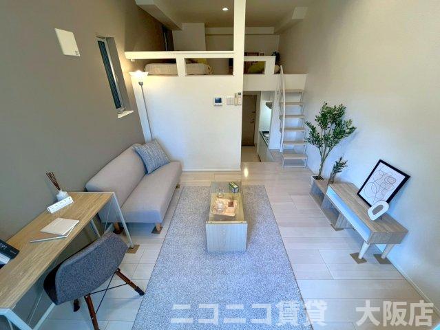 居室・リビング　CG画像です。家具家電付きではありません