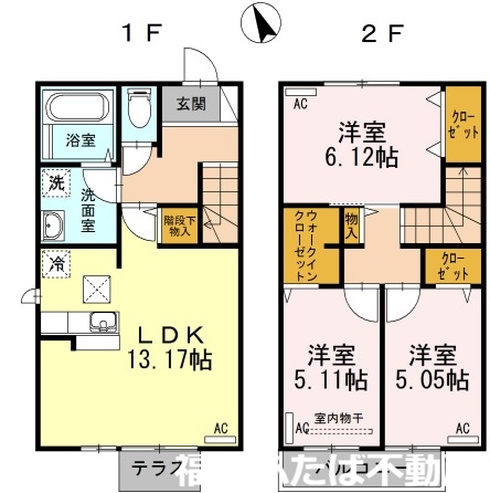 D-room春日の間取り写真