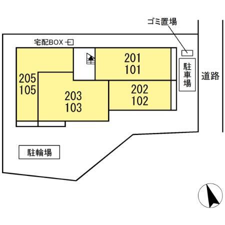 その他　角部屋の１０５号室です