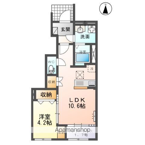 袋原1丁目アパート工事の間取り写真