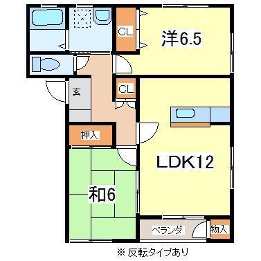 エトワール石川の間取り