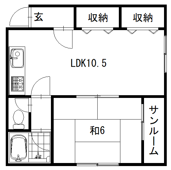 ハイム８８の間取り