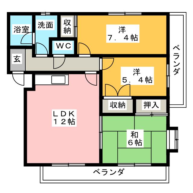 ルーセントワンの間取り