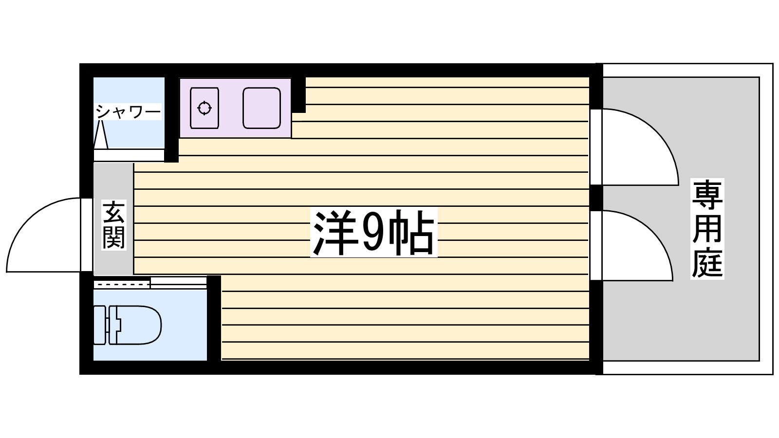 カーサ・クレガの間取り