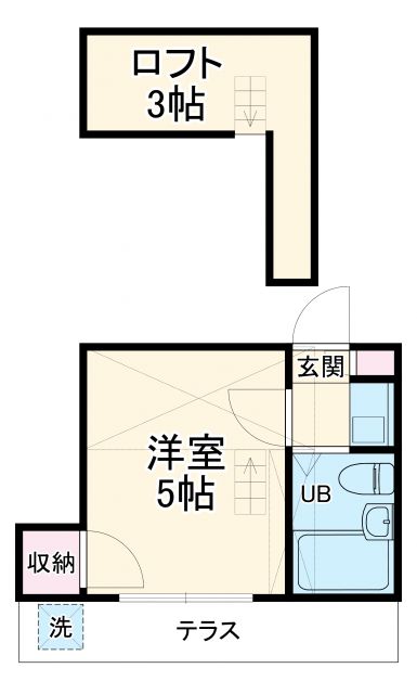 さいたま市中央区新中里のアパートの間取り