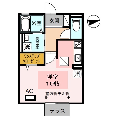 ジュネス清水の間取り