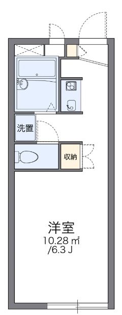 レオパレスKAKURINの間取り