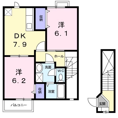 パルテール南Ｂ棟_間取り_0