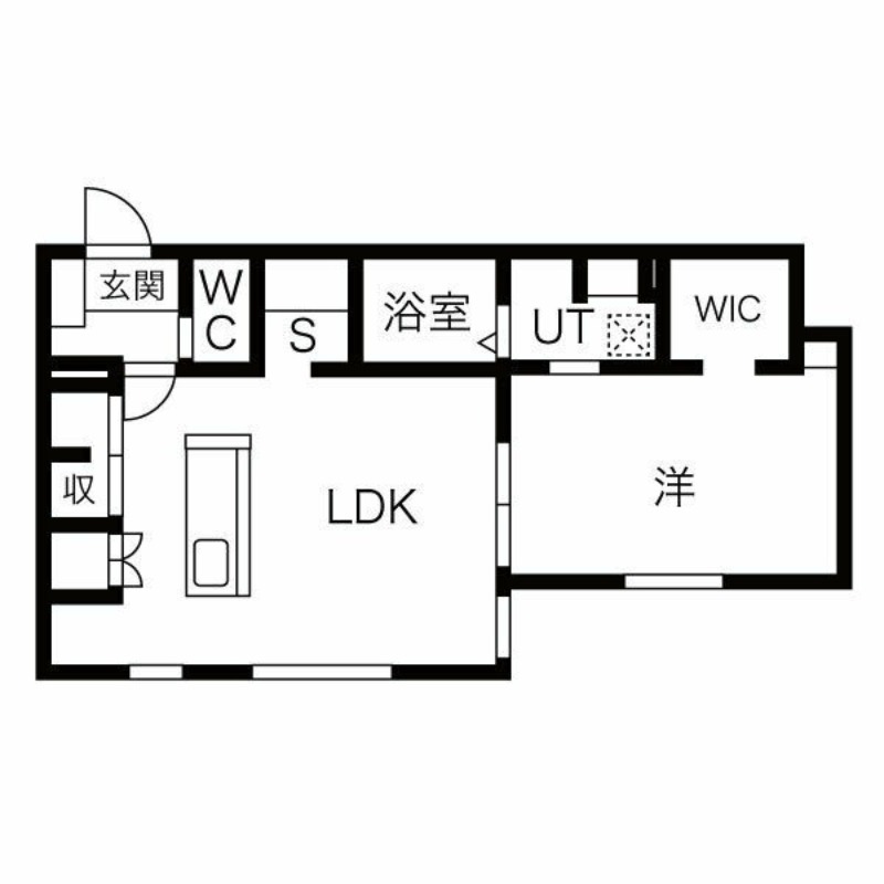 【R-fino札幌桑園の間取り】