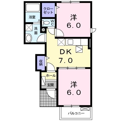 サンパティオIの間取り