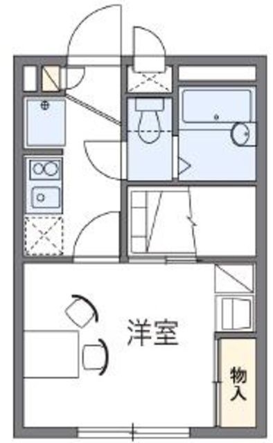 レオパレスハピネスコートの間取り