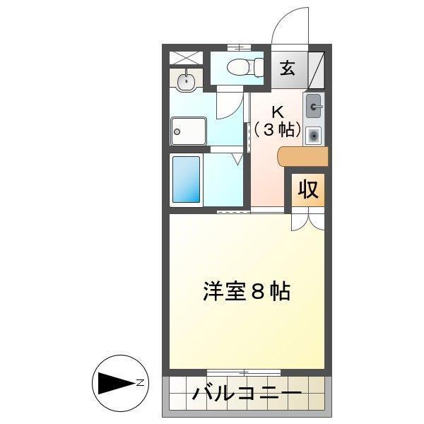 ラテール土佐山田の間取り