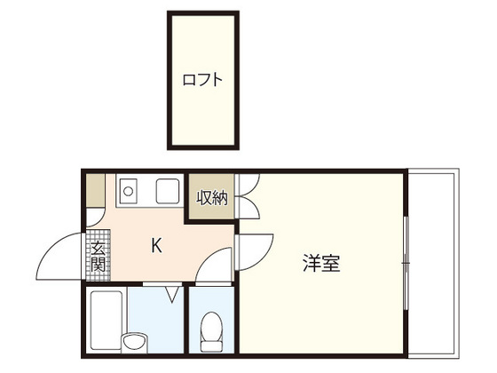 スイート関の間取り