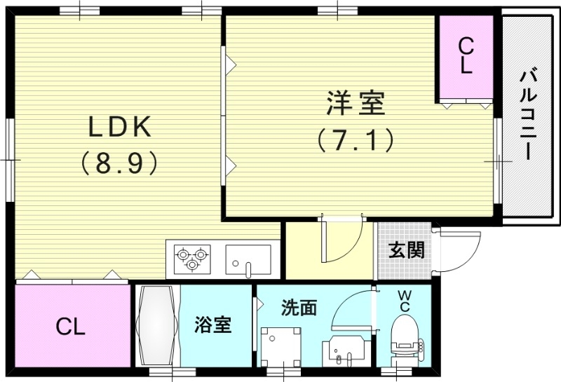 I-STYLEの間取り