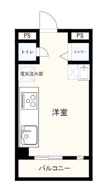 吉永ビル鼓ヶ滝駅前の間取り