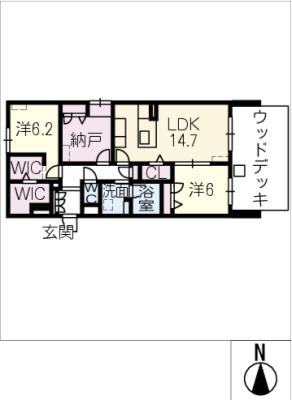 グランジーク　みなとの間取り