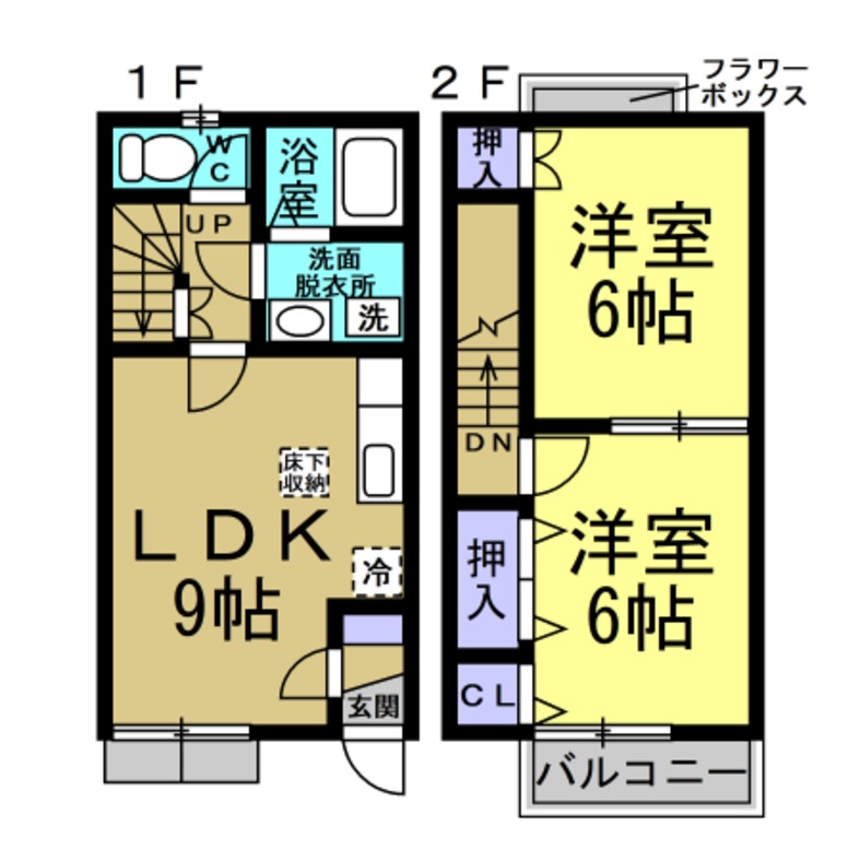 Ｆｌａｔ　ＤＥＭの間取り