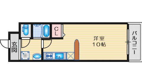 【メゾンド・グラン・ブルーの間取り】