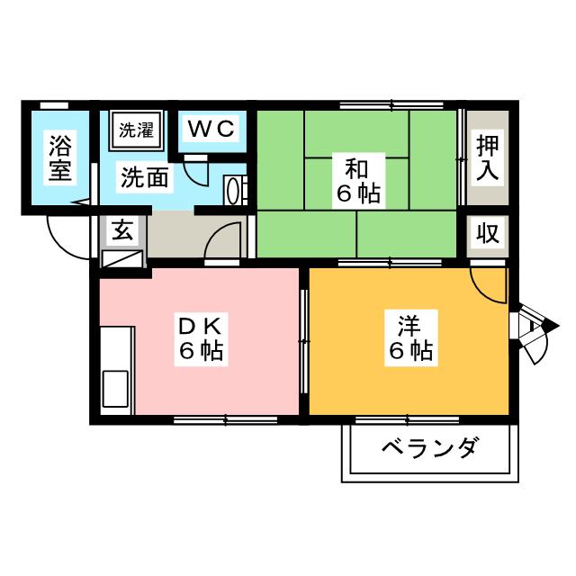 ファミール渋川の間取り