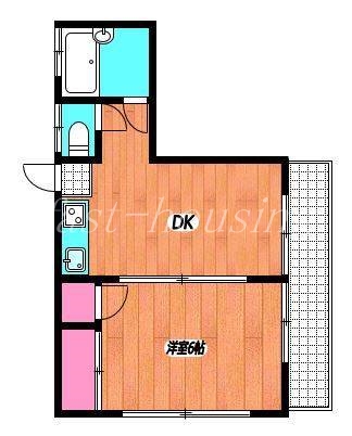 小金井市前原町のアパートの間取り