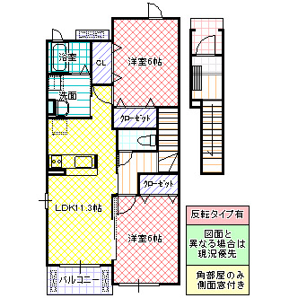 パステル Bの間取り