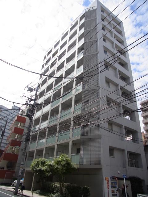 【品川区南大井のマンションの建物外観】