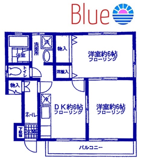 横浜市神奈川区大口仲町のアパートの間取り