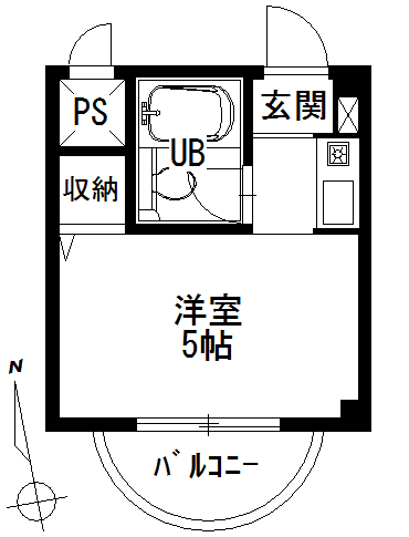 福山市曙町のマンションの間取り