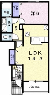 コスミオンDの間取り