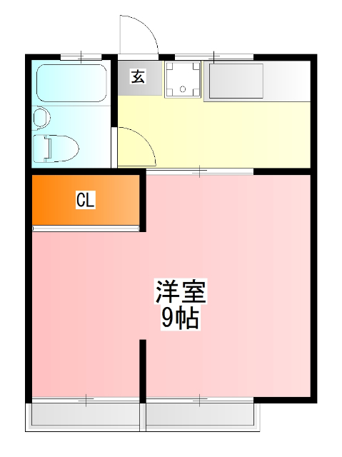 石井コーポの間取り