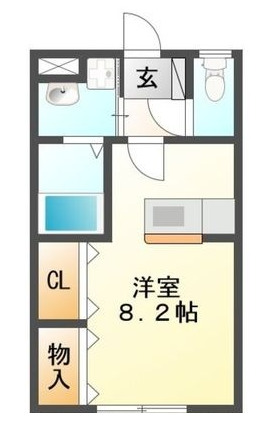 ブロードタウン神野 II Cの間取り