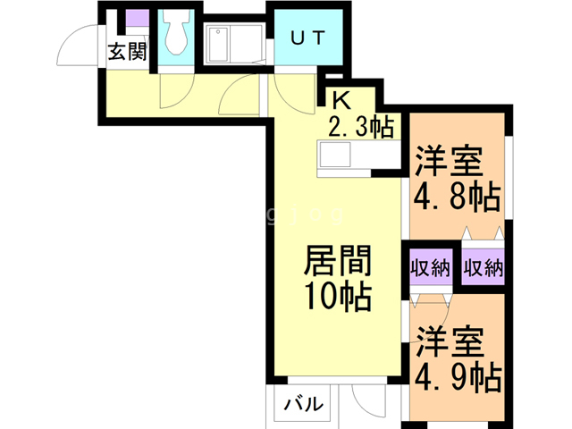 ラ・コーザＮ１０の間取り