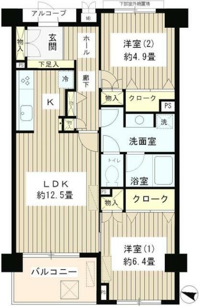 パーシモンヒルズの間取り