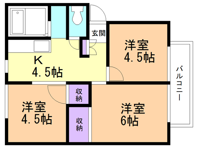 川内アーバンハイツの間取り