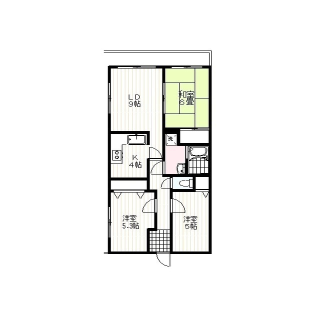 御殿場市萩原のマンションの間取り