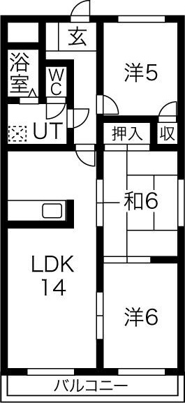 メゾンシャンポールの間取り