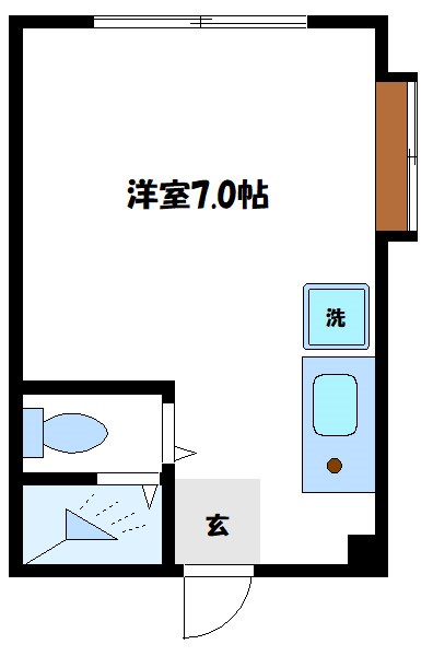 レインボー瑞江の間取り