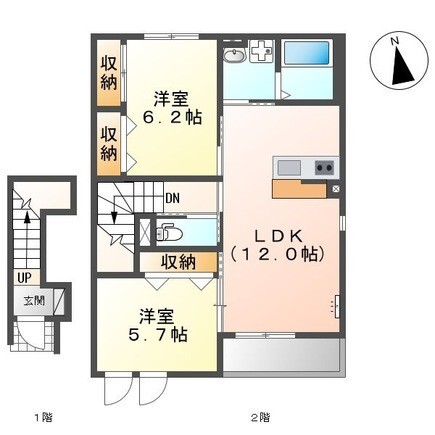 アドヴァンス　IIの間取り