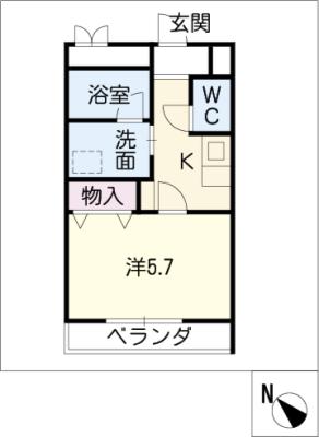 イリゼの間取り