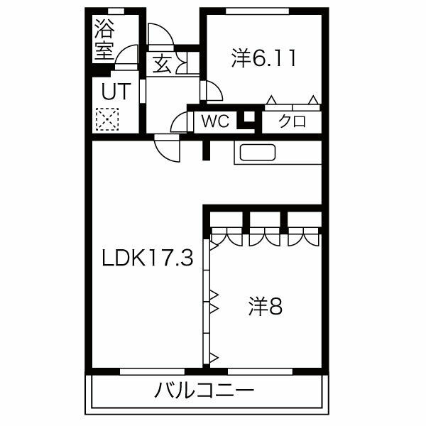 パルク山代の間取り