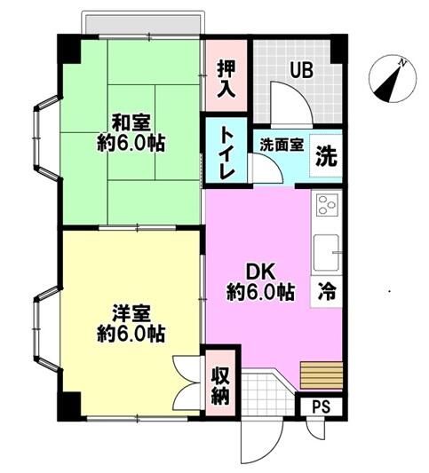 相模原市南区豊町のマンションの間取り