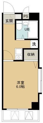 所沢市くすのき台のマンションの間取り