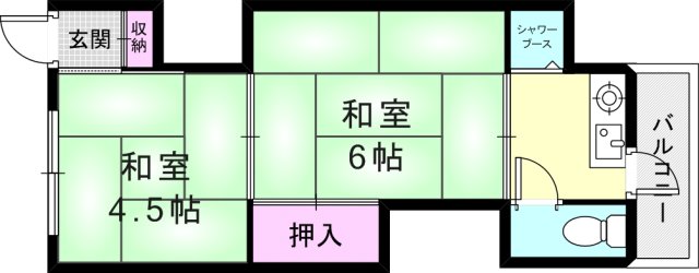 サニーグランド長田の間取り