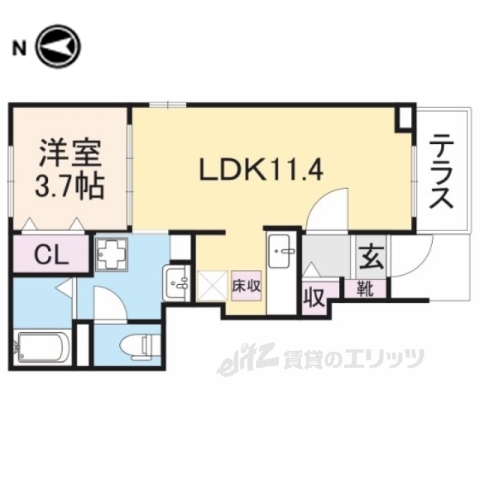 シュテルブリーゼの間取り